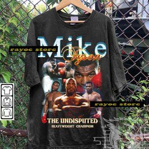 Vintage Bootleg Style Mike Tyson Shirt, Mike Tyson Boxing T-shirt, 90s Graphic T